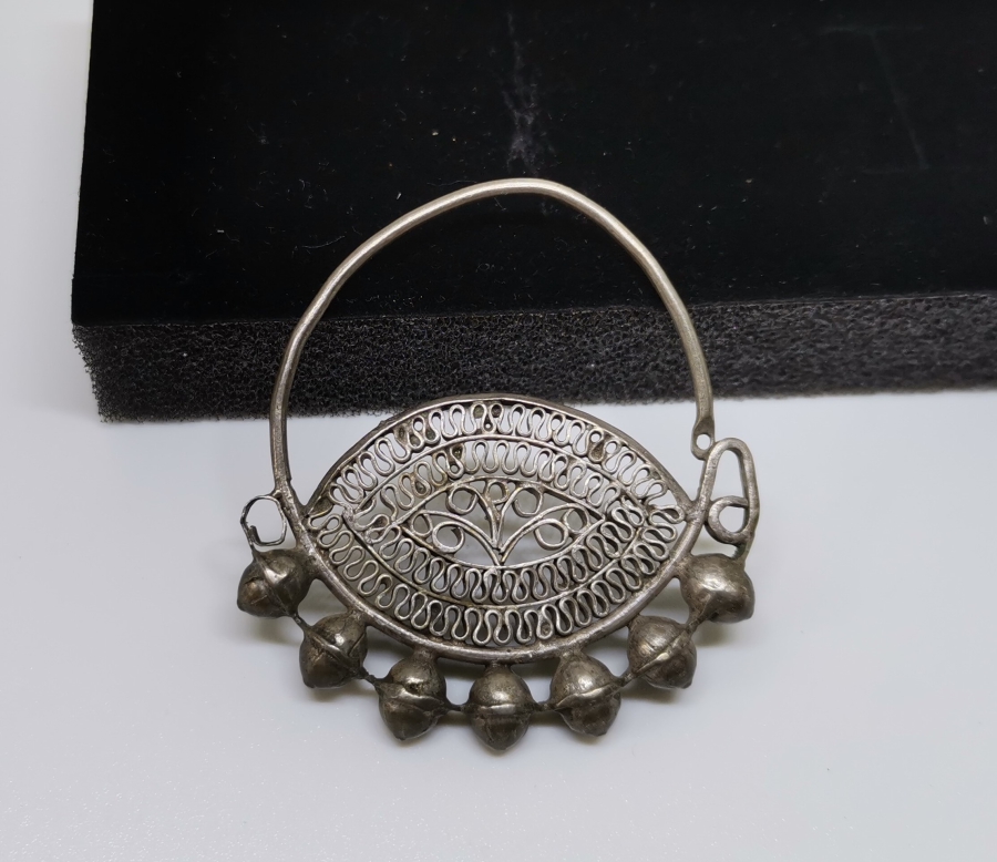 OSMANLI DÖNEMİ DİYARBAKIR YAPIMI GÜMÜŞ ERMENİ KÜPE