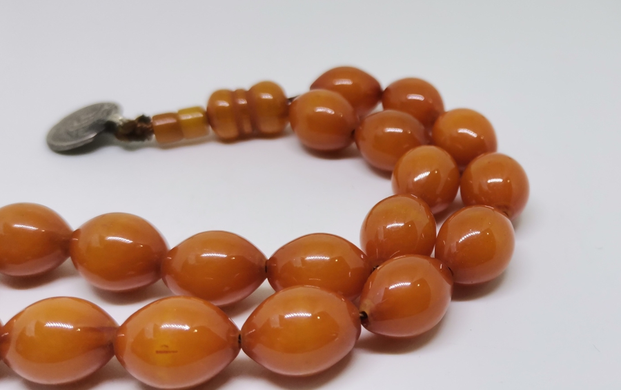 UCUNDA GÜMÜŞ OSMANLI PENEZ BULUNAN ANTİKA KATALİN TESPİH