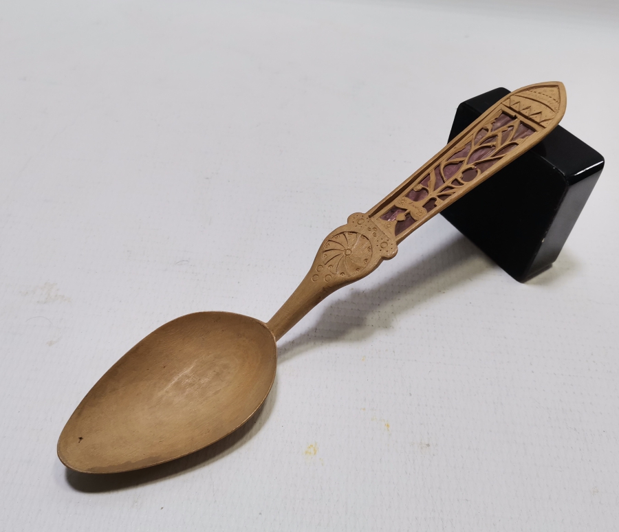 OSMANLI DÖNEMİ ÇARKIFELEK MOTİFLİ TEKKE İŞİ NADİR KAŞIK