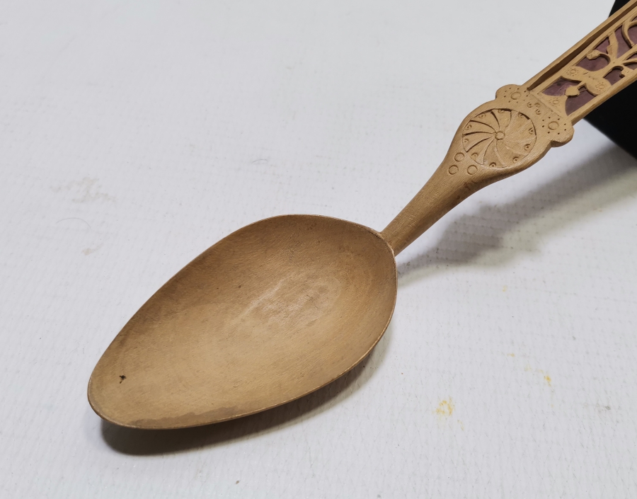 OSMANLI DÖNEMİ ÇARKIFELEK MOTİFLİ TEKKE İŞİ NADİR KAŞIK