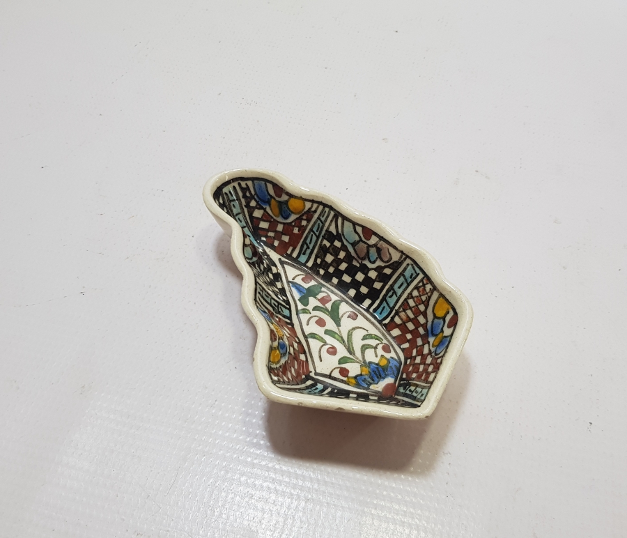 OSMANLI DÖNEMİ KUBBE FORMUNDA KÜTAHYA İŞİ İFTARİYELİK - HURMALIK