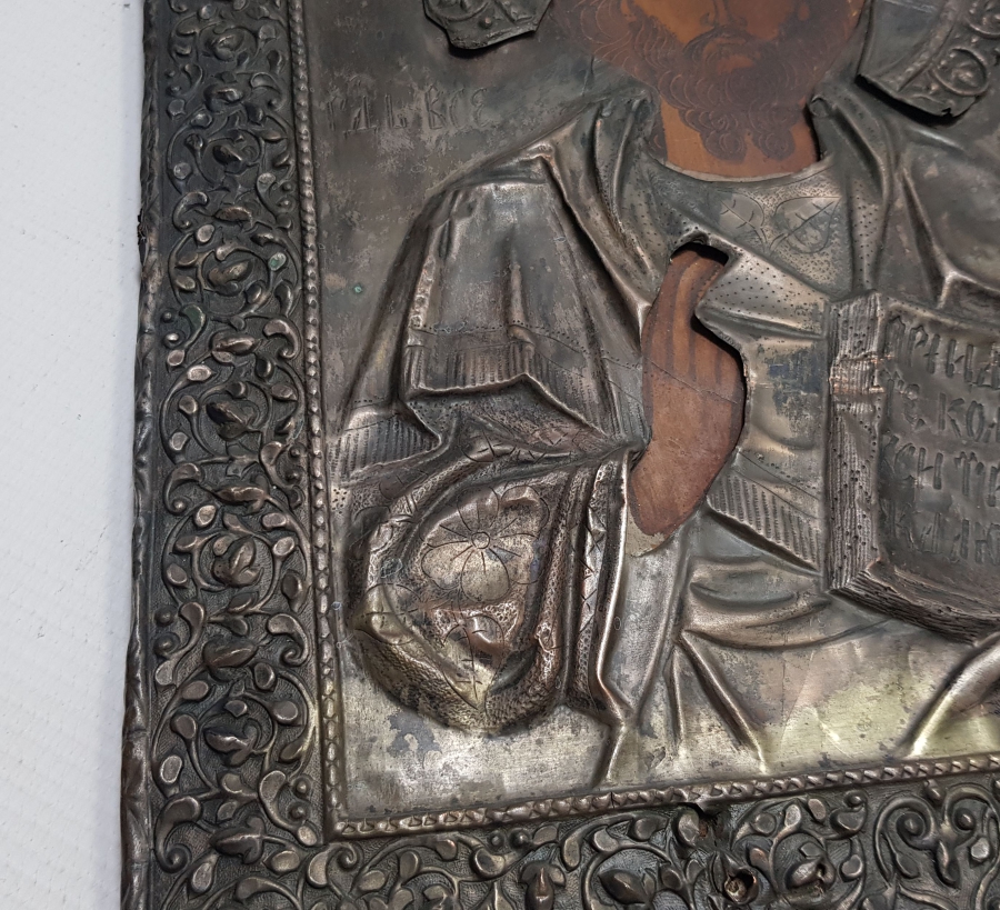 NADİR GÜMÜŞ GEÇME İŞÇİLİKLİ RUS İKONA