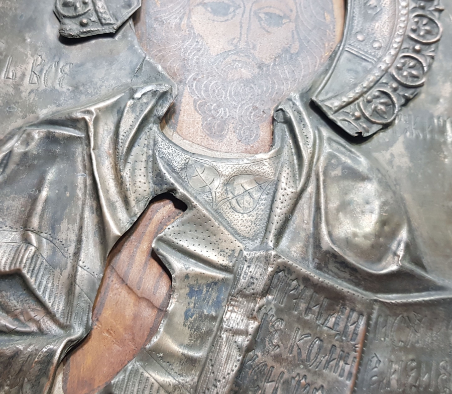 NADİR GÜMÜŞ GEÇME İŞÇİLİKLİ RUS İKONA