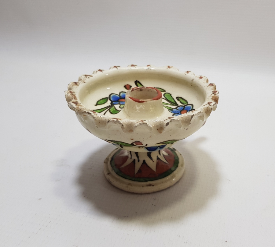 ANTİKA EL BOYAMA KÜTAHYA EL MUMLUĞU