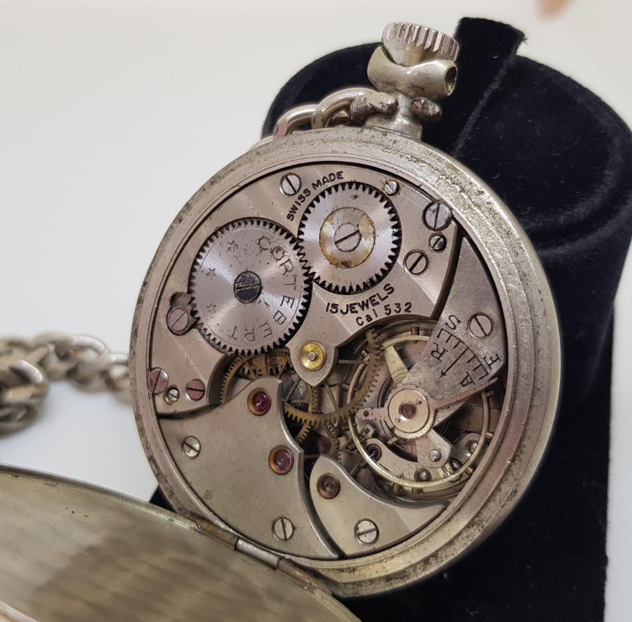 CORTEBERT MARKA KURMALI ANTİKA CEP SAATİ