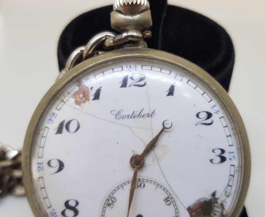 CORTEBERT MARKA KURMALI ANTİKA CEP SAATİ