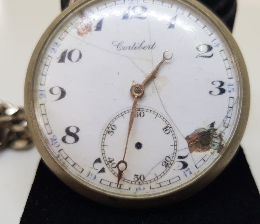 CORTEBERT MARKA KURMALI ANTİKA CEP SAATİ