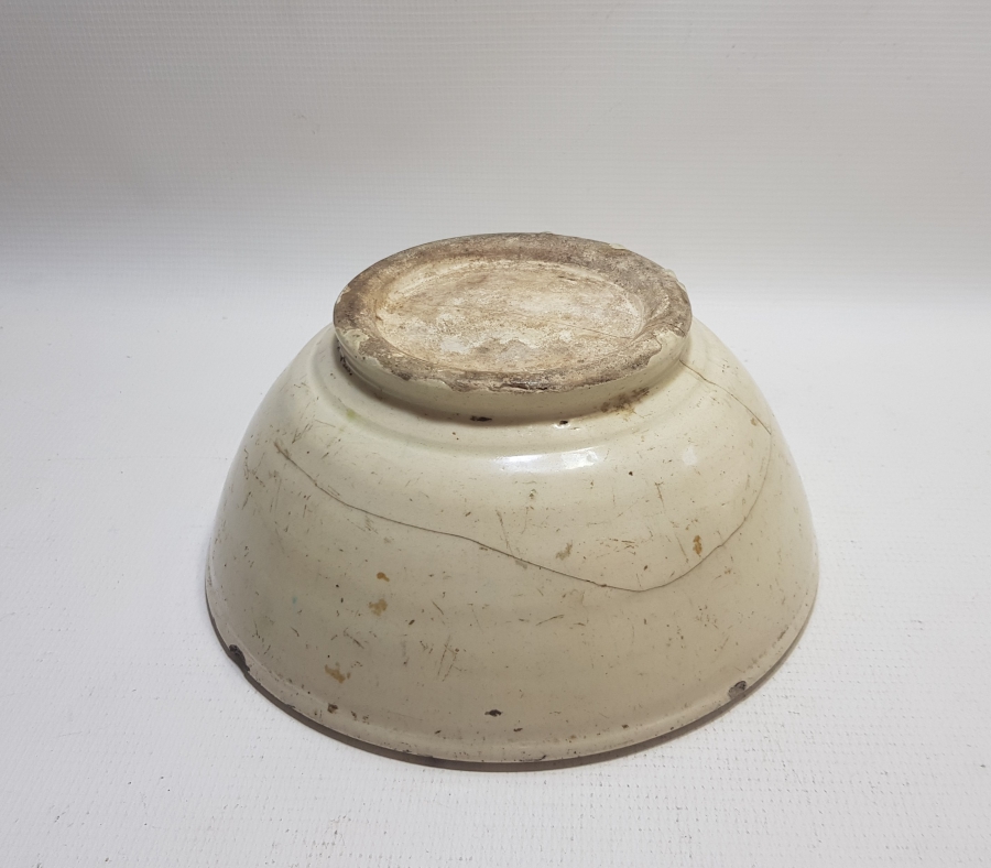 18.YY MELEKLİ VE ÇİN BULUTLU NADİR İZNİK KASE