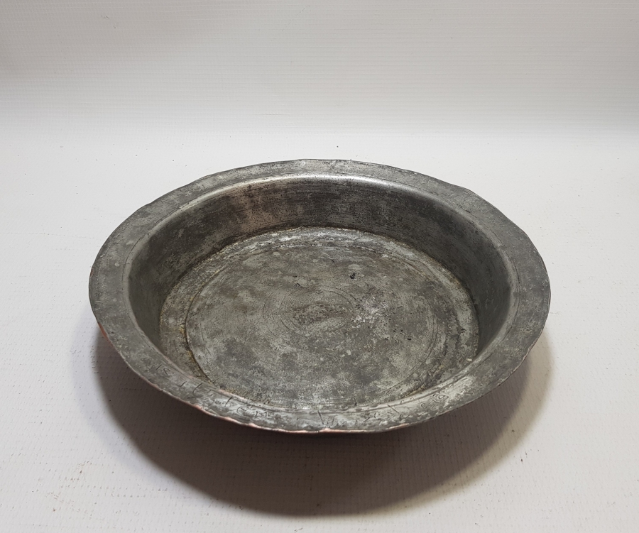 KAPTAN-I DERYA HÜSEYİN PAŞA'YA AİT OSMANLI DÖNEMİ BAKIR TABAK