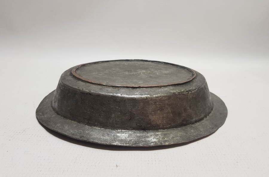 KAPTAN-I DERYA HÜSEYİN PAŞA'YA AİT OSMANLI DÖNEMİ BAKIR TABAK