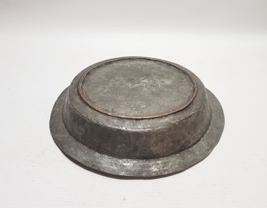 KAPTAN-I DERYA HÜSEYİN PAŞA'YA AİT OSMANLI DÖNEMİ BAKIR TABAK