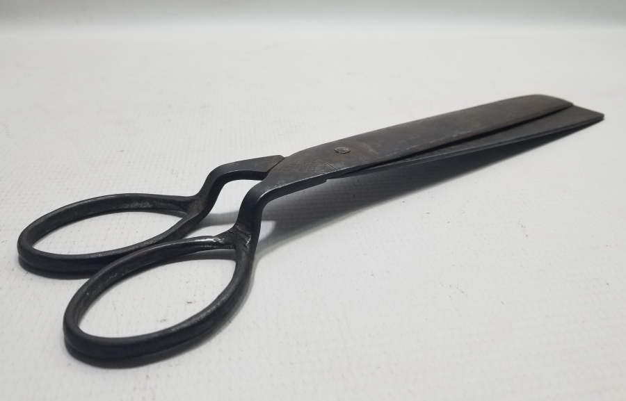 ÜZERİ OSMANLICA YAZILI OSMANLI DÖNEMİ BÜYÜK BOY LOKUM MAKASI