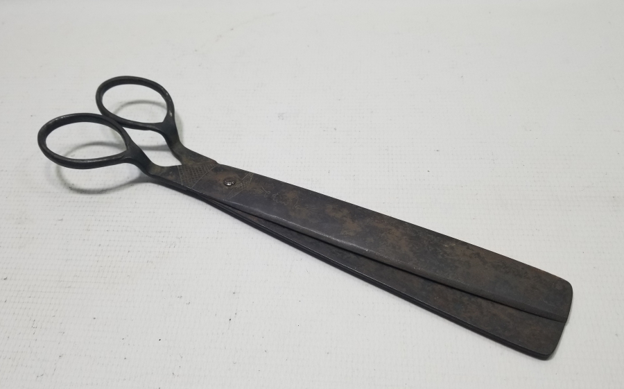 ÜZERİ OSMANLICA YAZILI OSMANLI DÖNEMİ BÜYÜK BOY LOKUM MAKASI