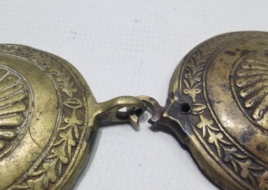 OSMANLI DÖNEMİ NADİR TİPTE BRONZ GELİN KEMERİ