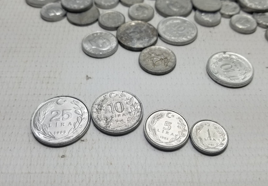 ANTİKA METAL PARA LOTU