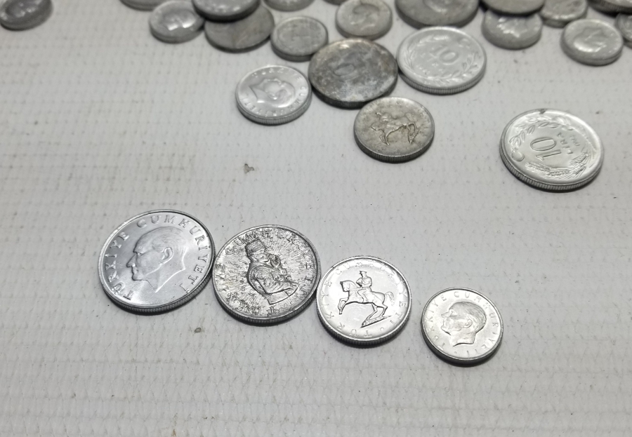 ANTİKA METAL PARA LOTU