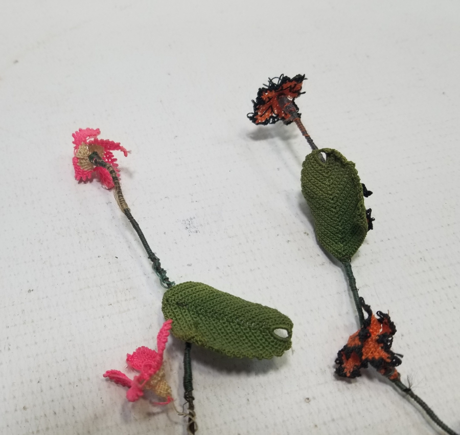 OSMANLI DÖNEMİ İĞNE OYALI KOZAK YÖRESİ NADİR GELİN ÇİÇEĞİ