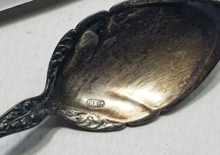 ORİJİNAL KUTUSUNDA ANTİKA GÜMÜŞ ÇATAL-KAŞIK-BIÇAK TAKIMI