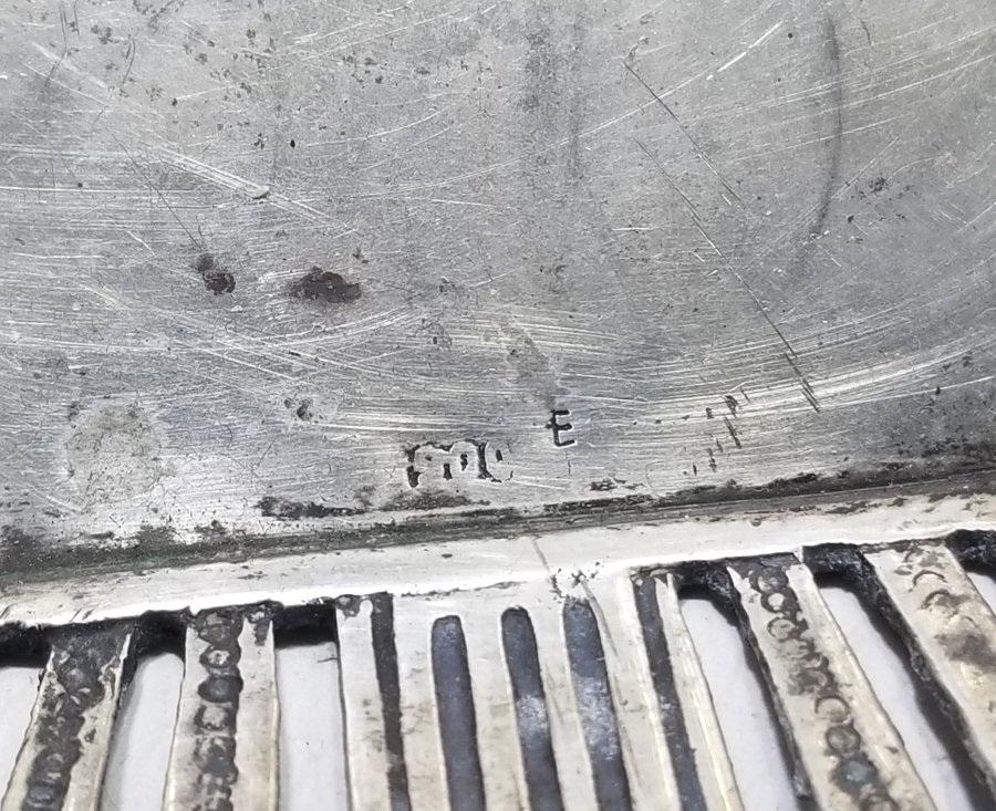 ÜZERİ ALTIN VERMEYLİ ANTİKA GÜMÜŞ BÜYÜK BOY MEYVELİK