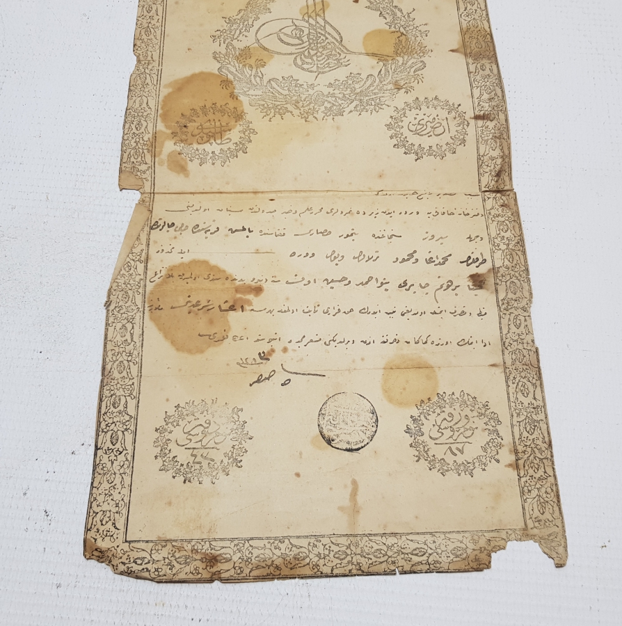 ABDÜLAZİZ HAN DÖNEMİ SENED-İ HAKANİ