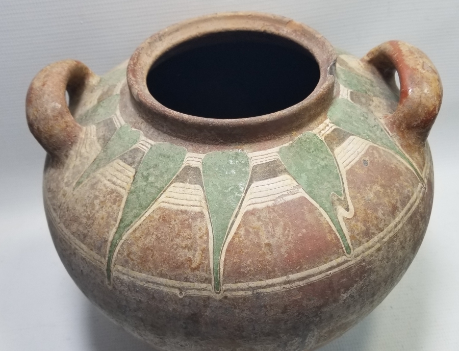 AKITMA İŞÇİLİKLİ VE ÇİFT KULPLU OSMANLI DÖNEMİ KINIK KÜP