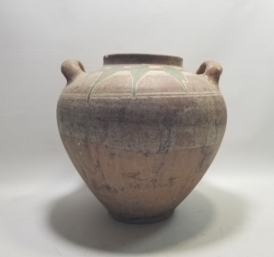 AKITMA İŞÇİLİKLİ VE ÇİFT KULPLU OSMANLI DÖNEMİ KINIK KÜP