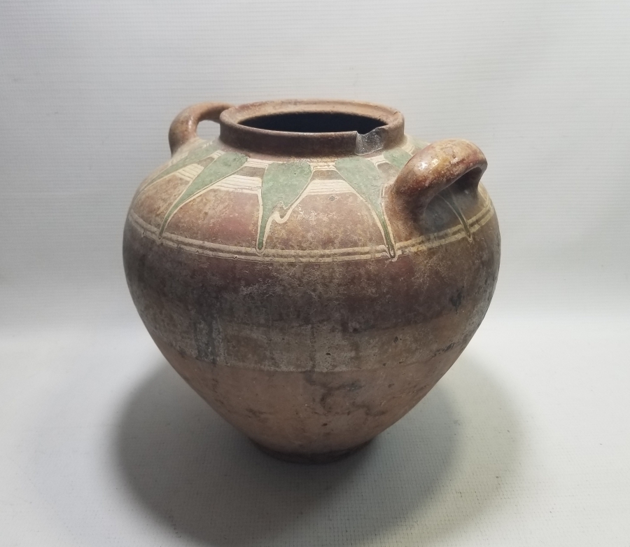 AKITMA İŞÇİLİKLİ VE ÇİFT KULPLU OSMANLI DÖNEMİ KINIK KÜP