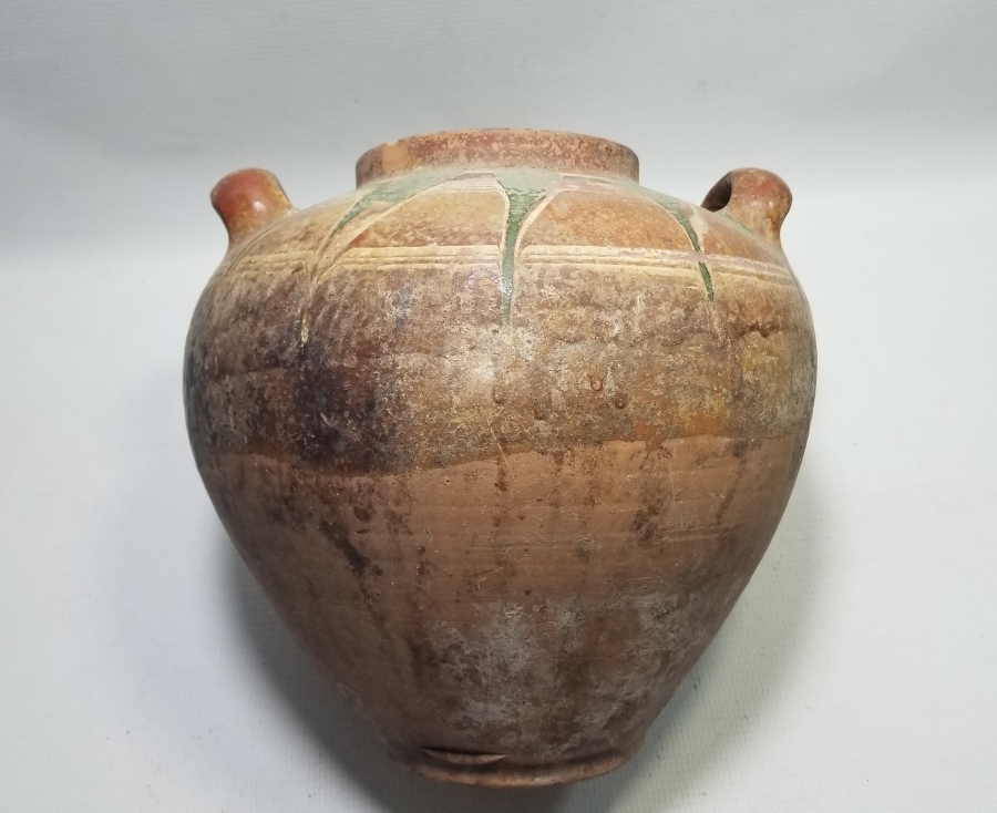 AKITMA İŞÇİLİKLİ VE ÇİFT KULPLU OSMANLI DÖNEMİ KINIK KÜP