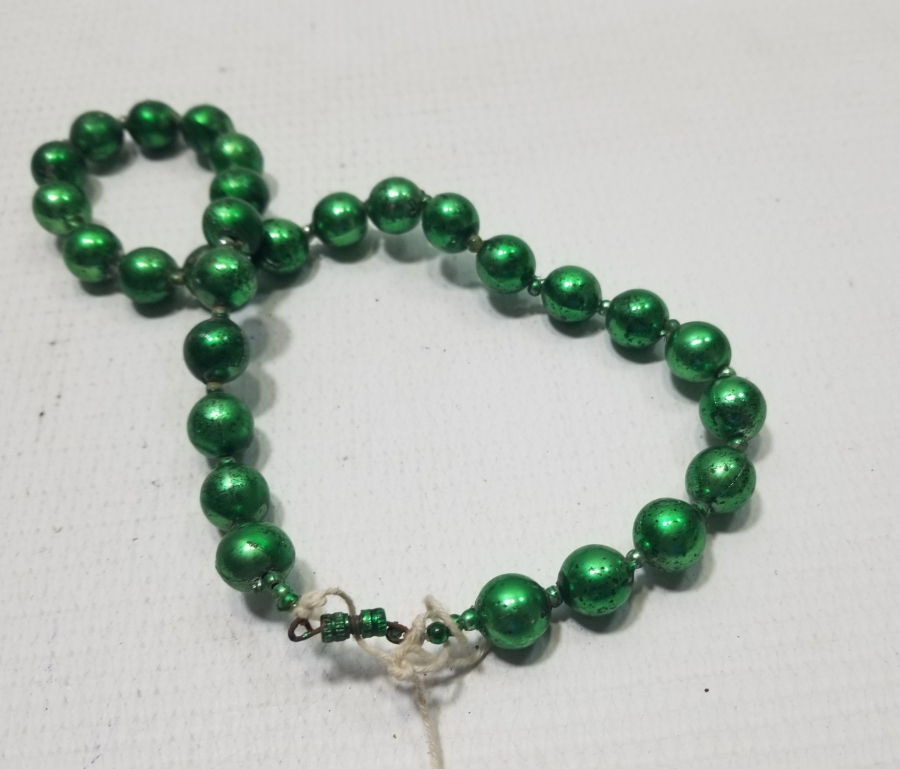 OSMANLI DÖNEMİ ALTIN VERMEYLİ RUM İŞİ CAM KOLYE