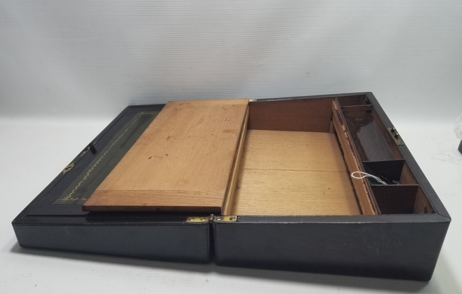 ÜZERİ SEDEF ÇAKMA İŞÇİLİKLİ ORİJİNAL ANAHTARIYLA ÇOK NADİR OSMANLI HATTAT SEYAHAT SANDIĞI