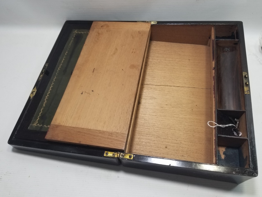 ÜZERİ SEDEF ÇAKMA İŞÇİLİKLİ ORİJİNAL ANAHTARIYLA ÇOK NADİR OSMANLI HATTAT SEYAHAT SANDIĞI