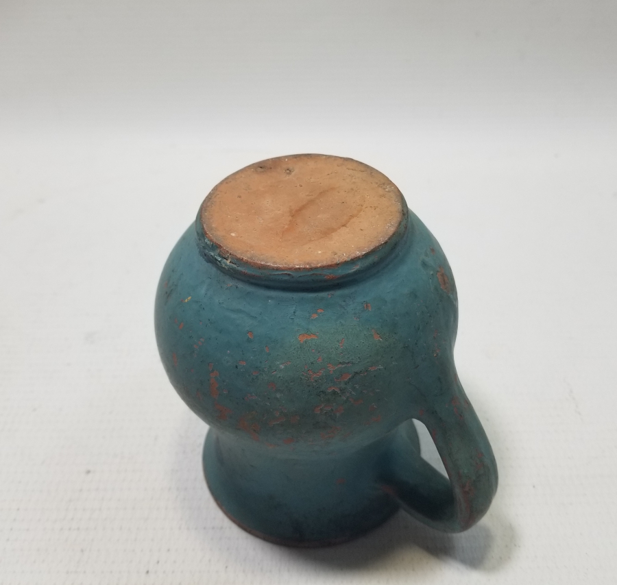 OSMANLI DÖNEMİ NADİR FORMDA EL BOYAMA İŞÇİLİKLİ KÜTAHYA DALDIRMA