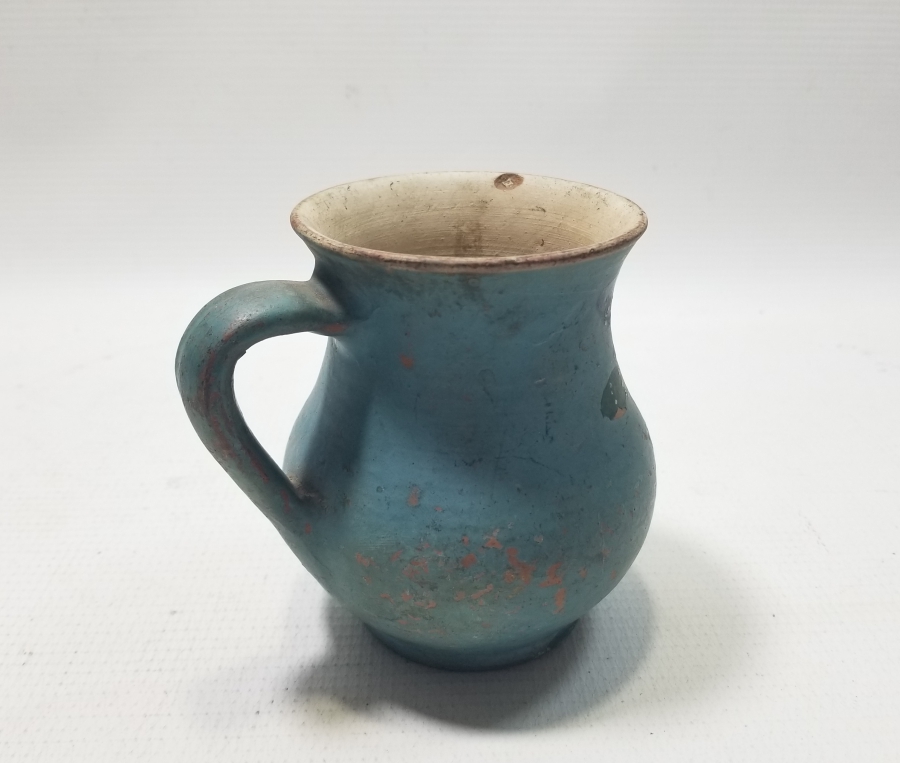 OSMANLI DÖNEMİ NADİR FORMDA EL BOYAMA İŞÇİLİKLİ KÜTAHYA DALDIRMA