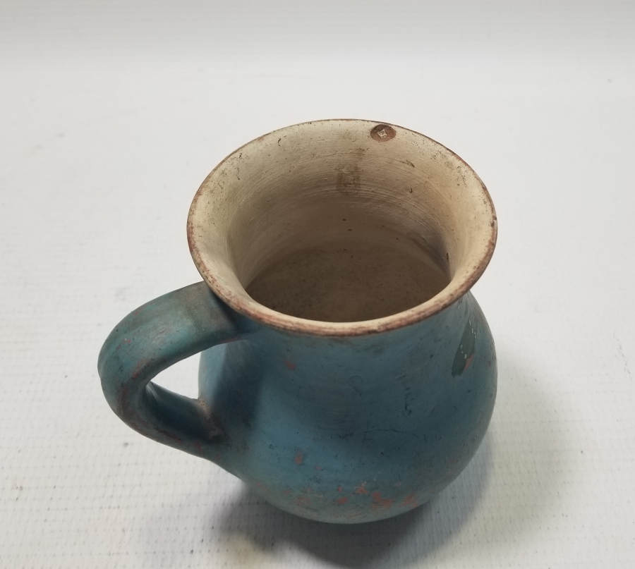 OSMANLI DÖNEMİ NADİR FORMDA EL BOYAMA İŞÇİLİKLİ KÜTAHYA DALDIRMA