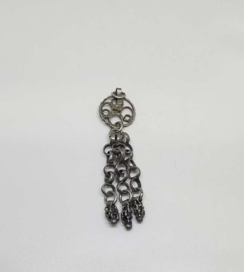 OSMANLI DÖNEMİ GÜMÜŞ TESPİH PÜSKÜLÜ