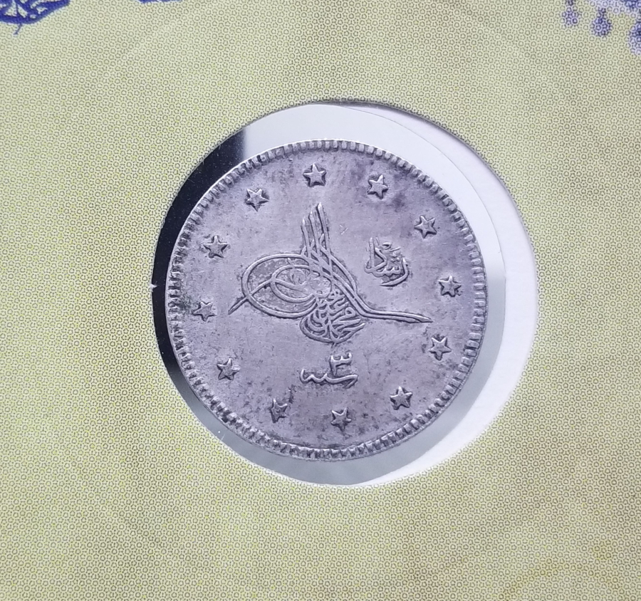 SULTAN MEHMET REŞAD HAN DÖNEMİ KOLEKSİYONLUK GÜMÜŞ 2 KURUŞ MECİDİYE