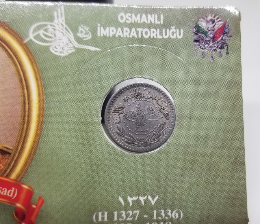 MEHMED REŞAD HAN DÖNEMİ KAPAMASINDA NİKEL 5 PARA