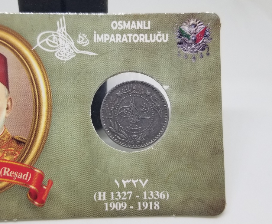 MEHMED REŞAD HAN DÖNEMİ KAPAMASINDA NİKEL 10 PARA