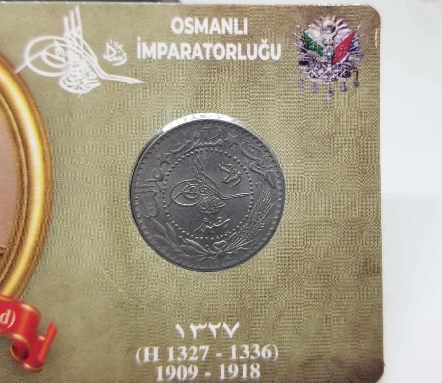 MEHMED REŞAD HAN DÖNEMİ KAPAMASINDA NİKEL 20 PARA