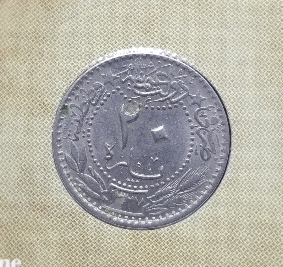 MEHMED REŞAD HAN DÖNEMİ KAPAMASINDA NİKEL 20 PARA