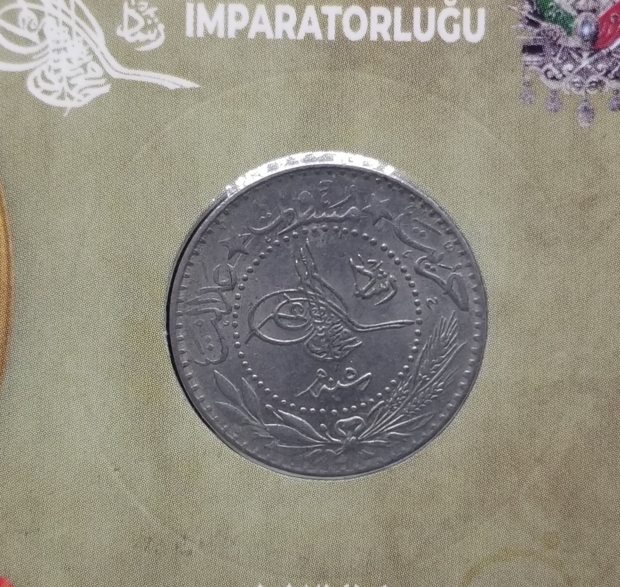MEHMED REŞAD HAN DÖNEMİ KAPAMASINDA NİKEL 20 PARA