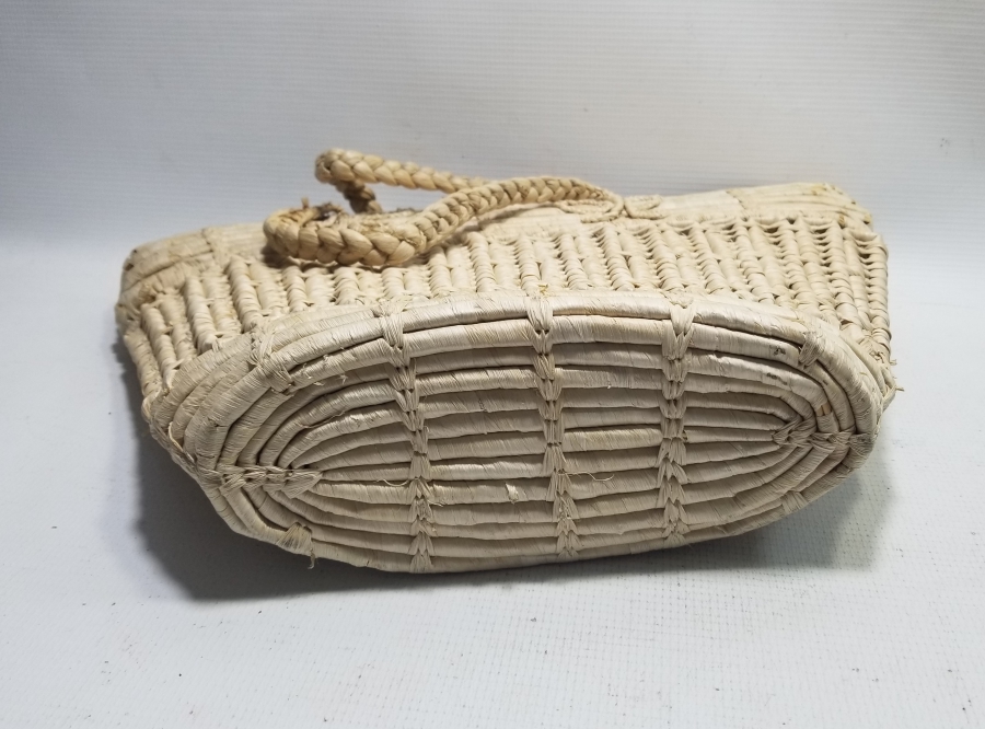 HURMA YAPRAĞINDAN YAPILMIŞ ANTİKA BÜYÜK BOY ÇANTA