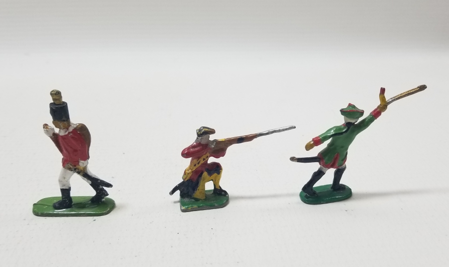 3 ADET EL BOYAMA ANTİKA KURŞUN ASKER