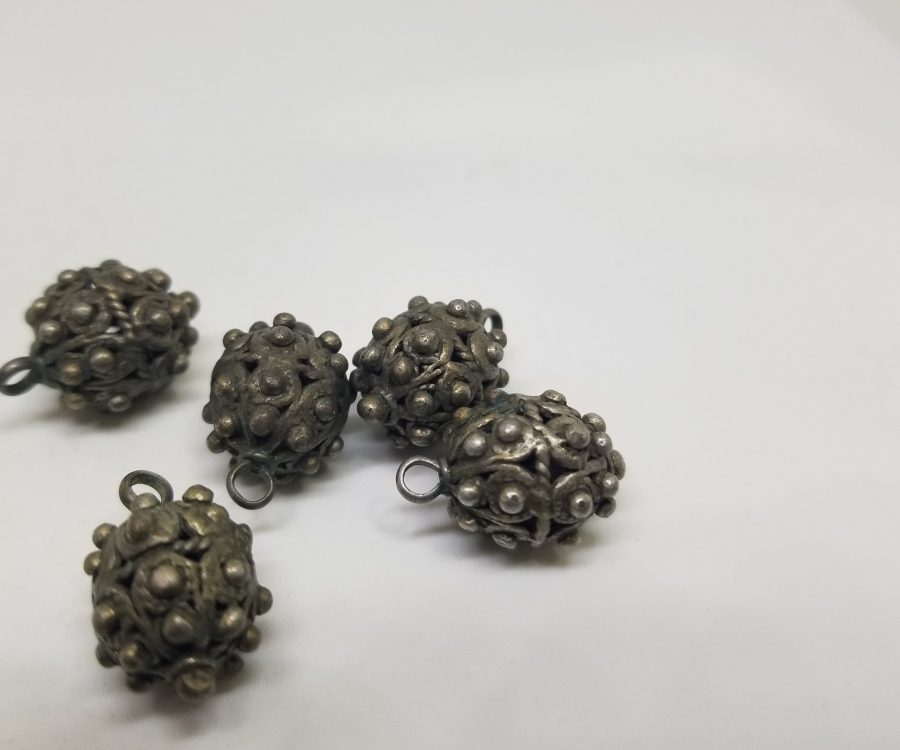 OSMANLI DÖNEMİ TELKARİ İŞÇİLİKLİ ÇOK NADİR KÖSTEK TOPLARI / KOZALARI