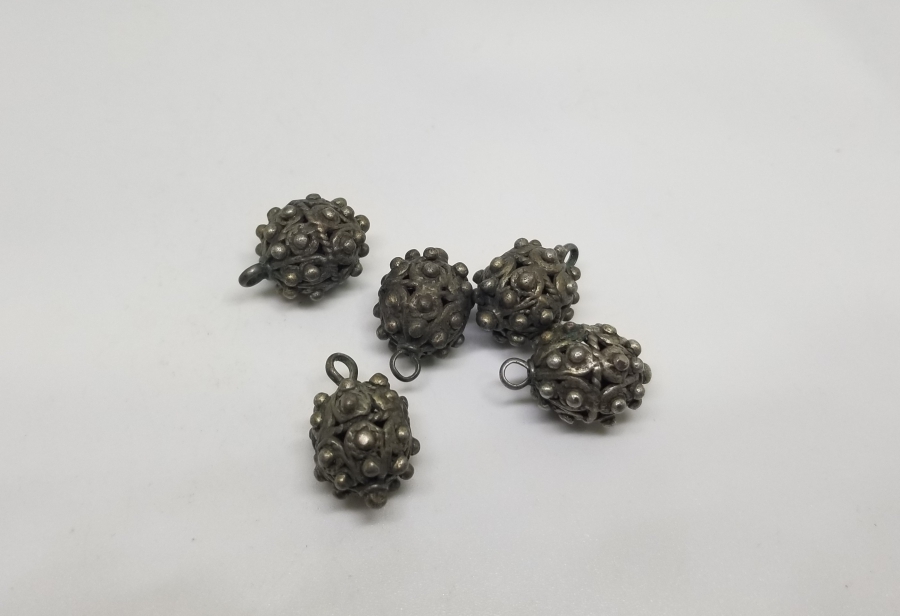 OSMANLI DÖNEMİ TELKARİ İŞÇİLİKLİ ÇOK NADİR KÖSTEK TOPLARI / KOZALARI