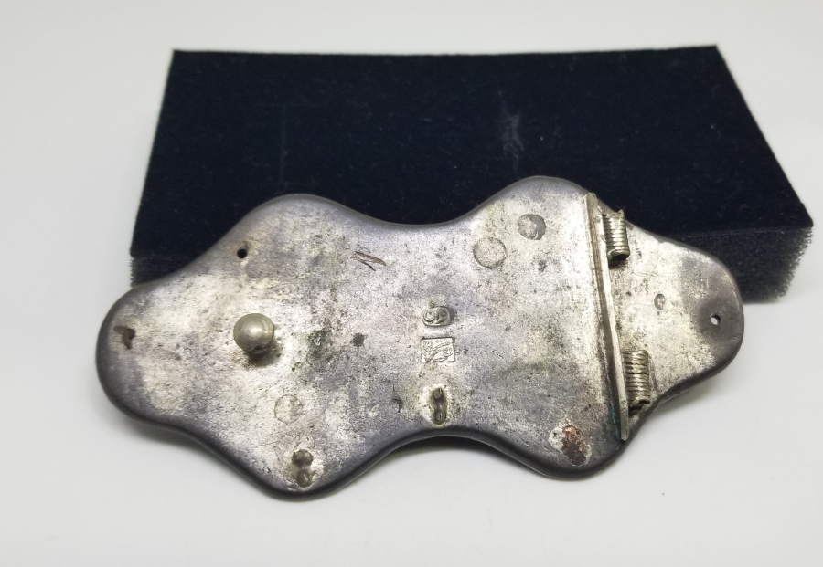 ARKASI OSMANLICA VAN DAMGALI GÜMÜŞ KEMER TOKASI PARÇASI