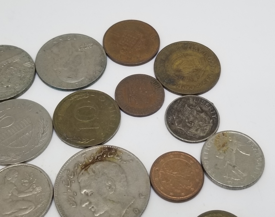 ANTİKA YABANCI METAL PARA LOTU