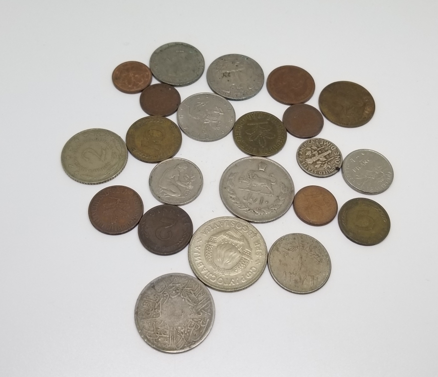 ANTİKA YABANCI METAL PARA LOTU