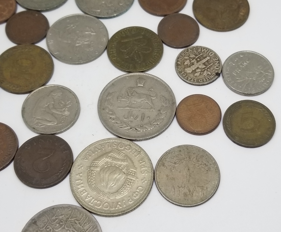 ANTİKA YABANCI METAL PARA LOTU