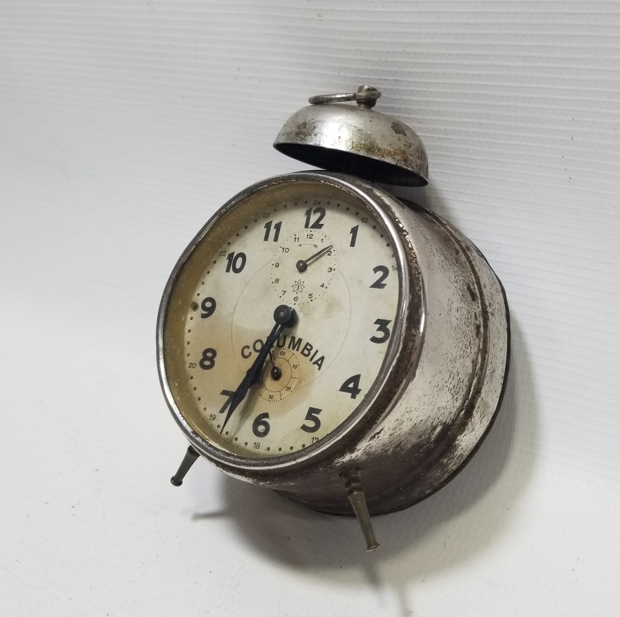 OSMANLI DÖNEMİ COLUMBIA MODELİ JUNKHANS ÇALARLI MASA SAATİ